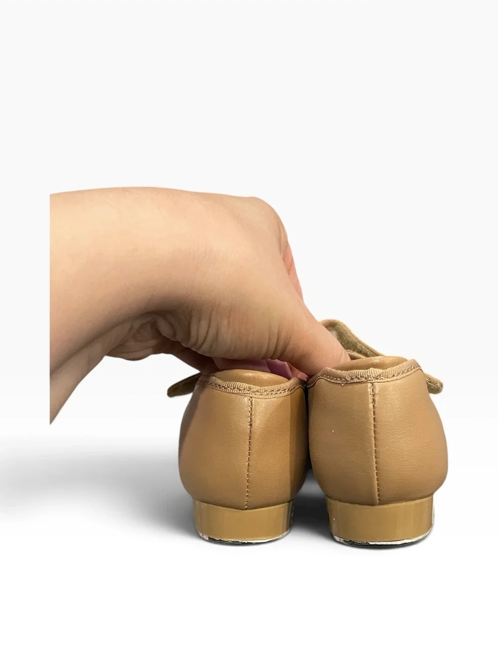 Theatricals Footwear Girls Tap Shoes Tan Kids Size 12.5 W